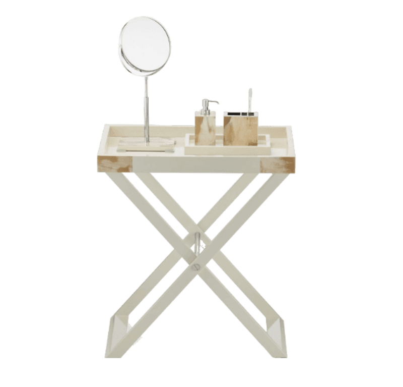 Arcahorn Elba White Butlers Serving Table